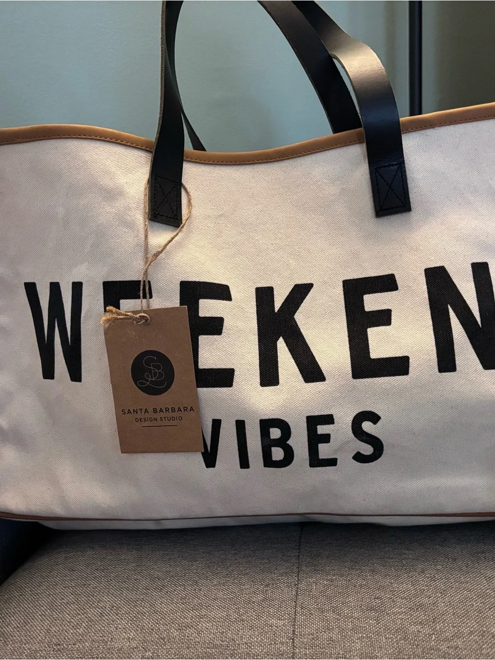 Santa Barbara Design Studio Weekend Vibes Canvas Tote